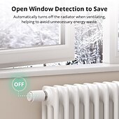 preiswerte Haushaltsgeräte-Zigbee-Thermostat-Heizkörperventil, intelligenter Thermostat mit App-Funktionalität, kompatibel mit Alexa/Home Assistant/Google Home, 1 Stück