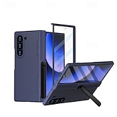 Недорогие Чехлы для Samsung-телефон Кейс для Назначение Z-сгиб 6 Кейс на заднюю панель со стендом Защита от удара Ретро ТПУ ПК