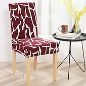 abordables Funda para silla de comedor-Funda elástica para silla de comedor, funda elástica y duradera para silla de comedor con respaldo alto, ideal para proteger y refrescar las sillas de comedor, agrega comodidad y estilo a la decoración de su comedor