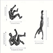 ieftine sculpturi de perete-Sculpturi suspendate din rășină de perete - potrivite pentru sufragerie, dormitor sau coridor - fără pene, fără electricitate - cadou ideal pentru iubitorii de artă modernă