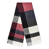 economico Accessori Elite da Uomo-Per uomo Sciarpa rettangolare Scuola Natale All&#039;aperto Rosa Rosso Sciarpa