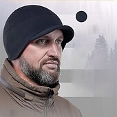 abordables Casques d'extérieur-Casquette de randonnée Cagoule Chaleur Thermique Coupe-vent Confortable Hiver Automne Homme Pêche Activité