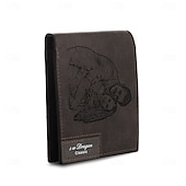 ieftine Pentru bărbați-Portofel din piele gravat cu foto personalizat cadou perfect pentru tată portofel pliant pentru bărbați soț fiu Ziua Tatălui zi de naștere Crăciun aniversare