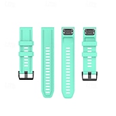 levne Pásky na hodinky Garmin-Pásek hodinek pro Garmin Fenix 8 43mm 7S Pro 6S 5S Plus Epix Pro 42mm Approach S70 42mm Instinct 2S Descent Mk2S D2 Delta S 20mm Silikon Výměna, nahrazení Popruh Nastavitelný Sportovní značka Náramek