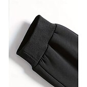 economico Pantaloni della tuta-Per uomo Sherpa Pantaloni in pile Pantaloni della tuta Pareggiatore Pantaloni Tasche A cordoncino Vita elastica Liscio Comfort Caldo Sportivo Giornaliero Di tendenza Informale Nero Grigio Media