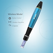 abordables Accessoires pour soins de la peau-Machine à stylo à micro-aiguilles sans fil A1-W, outil de soins de la peau électrique rechargeable pour la mésothérapie