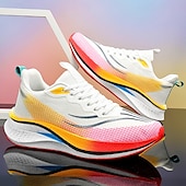 economico Sneakers da uomo-scarpe da corsa sportive leggere da uomo – scarpe da ginnastica con lacci in mesh traspirante con suola ammortizzante per palestra e fitness all&#039;aperto
