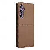 Χαμηλού Κόστους Samsung Θήκη-τηλέφωνο tok Για S24 S24 Ultra Plus S24 FE S23 S22 S21 S20 Ultra Plus FE S25 Ultra Αναποδογυρίστε το κάλυμμα με βάση στήριξης Υποδοχή κάρτας Ανθεκτική σε πτώσεις Ρετρό TPU PU δέρμα