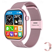 Χαμηλού Κόστους Smartwatch-ανδρικό έξυπνο ρολόι 2,01 ιντσών υψηλής ευκρίνειας πλήρους οθόνης αφής αθλητικά έξυπνα ρολόγια κλήσης/απάντησης τηλεφώνων ύπνου βήμα θερμίδων παρακολούθησης δραστηριότητας πληροφορίες κλήσης προτροπή