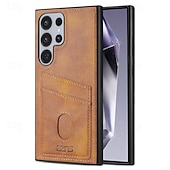 voordelige Samsung-hoesje-telefoon hoesje Voor S24 S24 Ultra Plus S24 FE S23 S22 S21 S20 Ultra Plus FE A55 A35 A25 A15 5G A54 A34 A14 A73 A53 A33 A23 A13 S25 Ultra Achterkant Kaartsleuf Schokbestendig Retro TPU PU-nahka