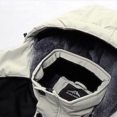 baratos Casacos Leves, Polares &amp; Caminhada-Homens Jaqueta Softshell Jaqueta de Trilha Jaqueta de lã para caminhada Inverno Ao ar livre Bloco de cor Térmico / Quente Forro de Velocino A Prova de Vento Impermeável Jaqueta corta-vento Viajar