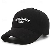 preiswerte Baseballkappe für Herren-Herren Cap Basecap Sonnenhut Kappe Rote Dunkelmarine Polyester Einstellbar Modisch Freizeitskleidung Festival Muster Stickerei Draussen Lässig / Alltäglich