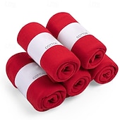 halpa miesten sukat-Miesten 5 Parit Sukat Urheilusukat Reunaton sukka Vapaa-ajan sukat Rubiini Väri Puuvilla Yhtenäinen Kausaliteetti Päivittäin Urheilu Keskipaksu Kevät, Syksy, Talvi, Kesä Muoti Mukavuus