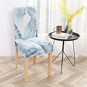 abordables Funda para silla de comedor-Funda elástica para silla de comedor, funda elástica y duradera para silla de comedor con respaldo alto, ideal para proteger y refrescar las sillas de comedor, agrega comodidad y estilo a la decoración de su comedor