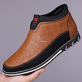 levne Pánské nazouváky a mokasíny-pánské slip-on ležérní mokasíny s umělou kůží a dvoubarevným designem – pohodlné a stylové pro každodenní nošení