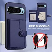 お買い得  その他のスマホケース-電話 ケース 用途 ピクセル9プロ ピクセル9プロXL Pixel 8 Pro Pixel 8 ピクセル9 バックカバー スタンド付き カード挿入口 耐衝撃 レトロ風 TPU PUレザー