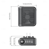 abordables equipo de calefacción-Calentador de espacio pequeño Calentador de pared para baño potente Calentador de pared Calentador personal práctico Calentador de espacio de pared