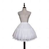 economico gonna sottoveste-Anni 1950 Principessa Gonna a cerchio Sottogonna Gonna in tulle Tinta unica Per donna Mascherata Evento / Festa Balli di fine anno Addio al Nubilato Adulti Gonna