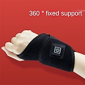 economico Massaggiatori per corpo-massaggiatore elettrico per il riscaldamento del polso tutore caldo per l&#039;artrite fascia da polso compressa calda dispositivo per fisioterapia fascia da polso fitness cura delle articolazioni