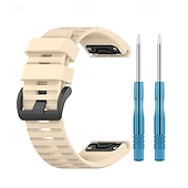levne Pásky na hodinky Garmin-Pásek hodinek pro Garmin Fenix 8 51mm 7X Pro 6X 5X Plus Epix Pro Tactix 7 Amoled Instinct 2X Quatix Enduro Descent Mk2i Mk2 26mm Silikon Výměna, nahrazení Popruh Nastavitelný Sportovní značka Náramek