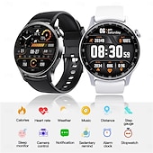 ieftine Ceasuri Smart-F207 Ceas inteligent 1.35 inch Uita-te inteligent Bluetooth Monitorizarea temperaturii Pedometru Reamintire Apel Compatibil cu Android iOS Dame Bărbați Standby Lung Telefon Hands-Free Rezistent la apă