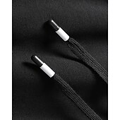 economico Pantaloni della tuta-Per uomo Sherpa Pantaloni in pile Pantaloni della tuta Pareggiatore Pantaloni Tasche A cordoncino Vita elastica Liscio Comfort Caldo Sportivo Giornaliero Di tendenza Informale Nero Grigio Media