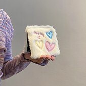 Недорогие Чехлы для Samsung-телефон Кейс для Назначение Z-флип 6 Z Flip 5 Z Flip 4 Z Flip 3 Кейс на заднюю панель Защита от удара Ретро Плюш