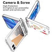 Χαμηλού Κόστους Samsung Θήκη-τηλέφωνο tok Για Z Flip 6 Θήκη κάρτας πορτοφολιού με βάση στήριξης Ανθεκτική σε πτώσεις Ρετρό TPU PC