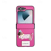 economico Cover Samsung-telefono Custodia Per Capovolgi Z 6 Z Flip 5 Z Flip 4 Z Flip 3 Per retro Resistente agli urti Retrò TPU pelle sintetica
