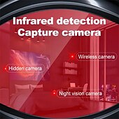 cheap Security Sensors &amp; Alarms-Portable Privacy Detector Mini Travel Camera Scanner with Infrared Sensing USB Rechargeable No Wireless Signal Detection