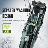 preiswerte Rasierer &amp; Epilierer-Vakuum-Bartrasierer, per USB aufladbarer Vakuum-Rasierer, Haarschneider, waschbarer Friseur-Haarschneider, Geschenke für Männer