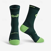 cheap Running Socks-Athletic Sports Socks Running Socks 1 Pair Color Block Men&#039;s Socks Compression Socks Anti-Slip Breathable Sweat wicking Comfortable Gym Workout Football / Soccer Running Jogging Cycling Sports Color