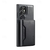 halpa Samsung-kotelot-puhelin Etui Käyttötarkoitus S24 Ultra S24 Plus S24 S23 Ultra S25 Ultra Takakuori Tuella Magneetti Tukee langatonta latausta Retro TPU PU-nahka