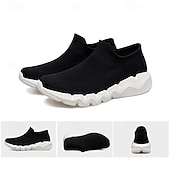 preiswerte Sneaker für Herren-Rote Flyknit-Sneaker für Herren, leichte und atmungsaktive, stylische Freizeitschuhe für den Alltag, Outdoor-Aktivitäten und Sport