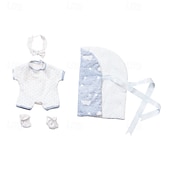 baratos Bonecas-Boneca bebê de 12 polegadas com berço macio para dormir, boneca reborn alive inclui roupas e acessórios, mamadeiras, primeiras bonecas para crianças de 36 meses ou mais