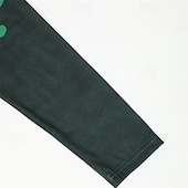 halpa St. Patrick&amp;#39;s Day -t-paidat-St. Patrickin päivä miesten Henley-paita T-paita graafinen apila kansallislippu Henley vaatteet 3D-printti päivittäin St. Patrickin päivä pitkät hihat nappipainike printti muoti suunnittelija