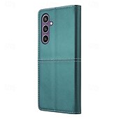 Χαμηλού Κόστους Samsung Θήκη-τηλέφωνο tok Για S24 S24 Ultra Plus S24 FE S23 S22 S21 S20 Ultra Plus FE S25 Ultra Αναποδογυρίστε το κάλυμμα με βάση στήριξης Υποδοχή κάρτας Ανθεκτική σε πτώσεις Ρετρό TPU PU δέρμα