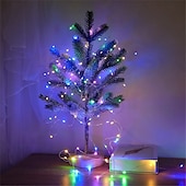 economico Striscie luci USB-2 luci a LED USB, luci fatate impermeabili in filo di rame/argento da 2 m, 3 m, 5 m, 10 m e 20 m per decorazioni natalizie, per matrimoni e feste