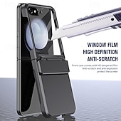 お買い得  サムスン用ケース-電話 ケース 用途 Zフリップ6 Z Flip 5 バックカバー とスクリーンプロテクター 耐衝撃 レトロ風 TPU PC