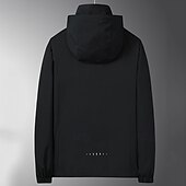 ieftine Fleece și jachete 3 în 1-Bărbați Jachetă Softshell Μπουφάν πεζοπορίας În aer liber Rezistent la Vânt Rezistent la Apă Jachetă ușoară Jachetă de vânt Voiaj Negru Alb Bleumarin Albastru