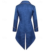 cheap Outerwear-Punk &amp; Gothic Medieval Renaissance Coat Jacket Tailcoat Prince Nobleman Men&#039;s Royal Steampunk Halloween Masquerade Event / Party Masquerade Adults&#039; Coat