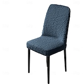 cheap Dining Chair Cover-Stretch Dining Chair Cover Durable High Back Dining Chair Cover Elastic Slipcover Perfect for Protecting and Refreshing Your Dining Room Chairs Adds Comfort and Style to Any Dining Space Decor