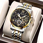Χαμηλού Κόστους Ρολόγια Quartz-νέα τάση της μόδας casual sports απλή πλήρως αυτόματη κίνηση ανδρικό ρολόι ημερολόγιο αδιάβροχο φως νύχτας μη μηχανικό ρολόι όμορφο και κομψό ανδρικό ρολόι χαλαζία