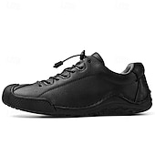 abordables Baskets-baskets décontractées en similicuir marron pour hommes avec lacets élastiques réglables - semelle antidérapante durable, coupe confortable pour un usage quotidien
