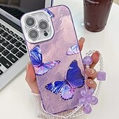 お買い得  iPhone用ケース-電話 ケース 用途 iPhone 16 Pro Max プラス iPhone 16 Proマックス iPhone15 iPhone 15 Pro Max iPhone 14 Pro Max iPhone 13 Pro Max バックカバー リストストラップ付き 耐衝撃 レトロ風 TPU PC