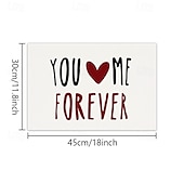 economico Tovagliette-set di 4 tovagliette per San Valentino romantiche e decorative con motivi a forma di cuore o rosa resistenti e resistenti al calore perfette per aggiungere un tocco d&#039;amore all&#039;arredamento della tua