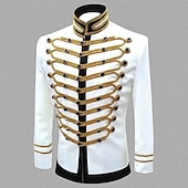 cheap Tops-Retro Vintage Rococo Coat Masquerade Circus Jacket Prince Aristocrat Men&#039;s Carnival Masquerade Event / Party Adults&#039; Coat Spring Fall &amp; Winter