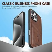 baratos Capas para iPhone-telefone Capinha Para iPhone 16 Pro Max Plus iPhone 15 Pro Max Plus iPhone 14 13 12 11 Pro Max Plus iPhone 14 Pro Max Capa traseira Slot para cartão Antichoque Retro TPU Couro PU