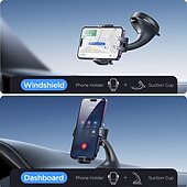 levne Držáky do auta-Držák telefonu na palubní desce držák telefonu na čelní sklo automobilu Typ spony Sací pohár Držák telefonu pro Auto Kompatibilní s Všechny mobilní telefony Doplňky k mobilu