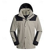 preiswerte Fleece &amp; 3 in 1 Jacken-Herren Damen Soft Shell Jacke Wanderjacke Winter Draussen warm Fleece-Futter Windundurchlässig Wasserdicht 3-in-1-Jacke Vliesjacken Windbreaker-Jacke Reisen Schwarz Gelb Rot Marinenblau Grün